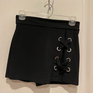 black skort
